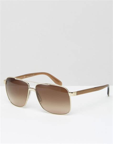 square gold frame mens versace sunglasses|Versace sunglasses gold side.